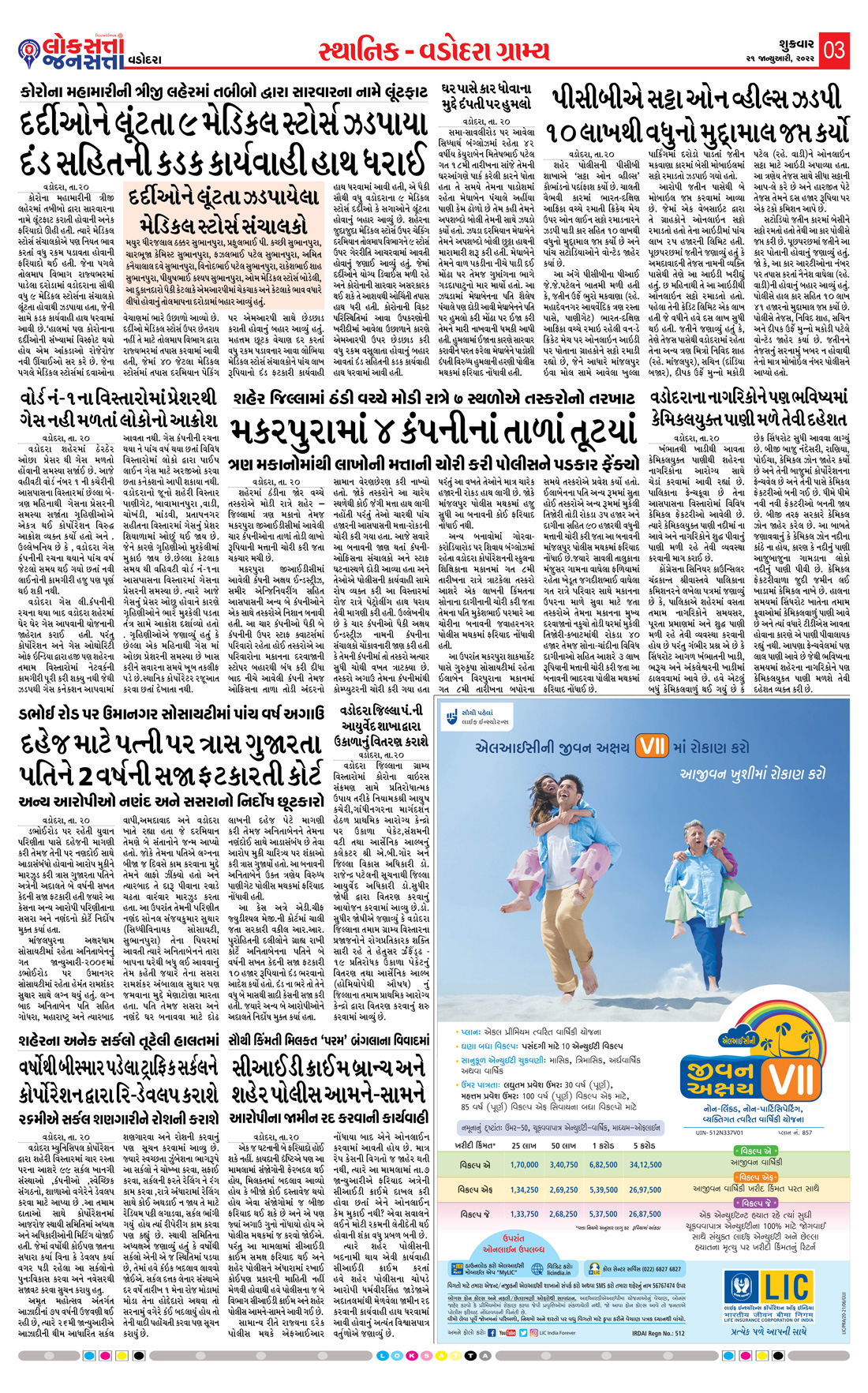 Loksatta Jansatta News Papaer E-paper dated 2022-01-21 | Page 3