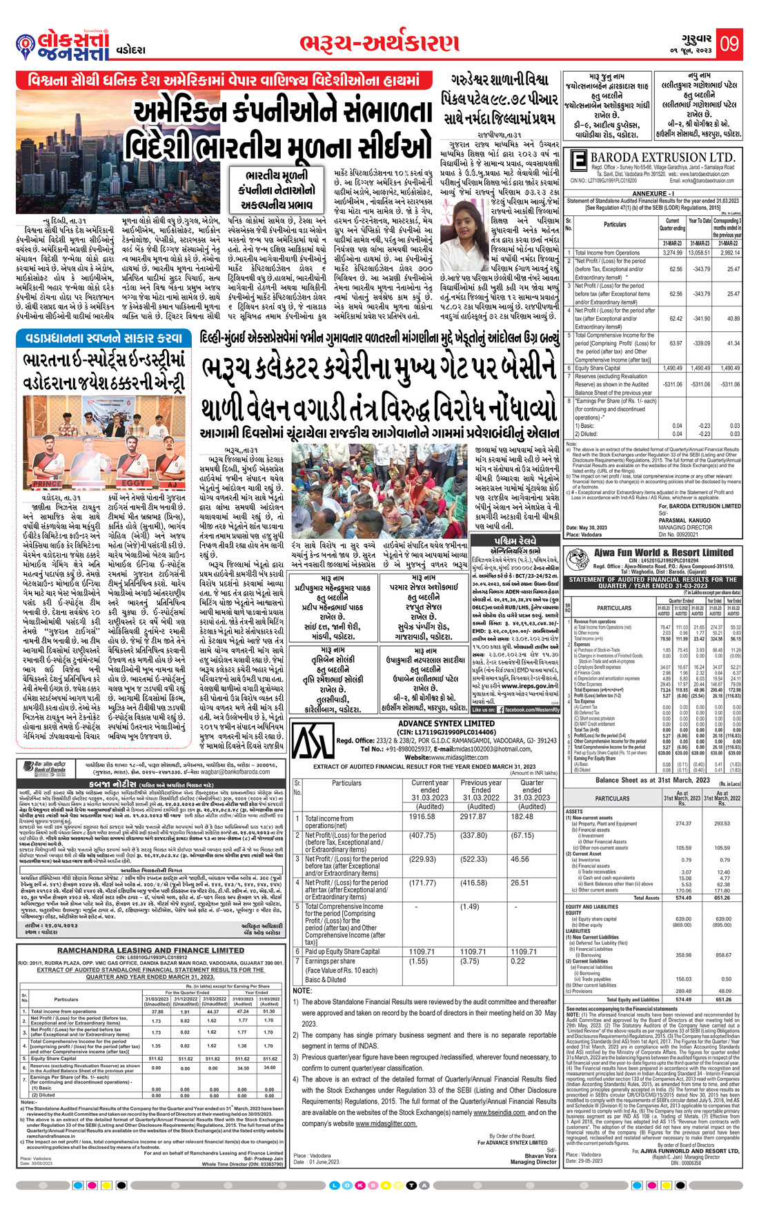 Loksatta Jansatta News Papaer E-paper dated 2023-06-01 | Page 9